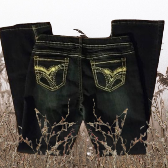 Apollo Sz11/12 Dark Wash Bootcut Jeans - Picture 2 of 3